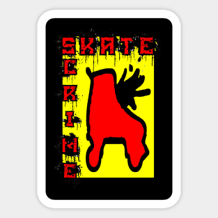 Skate Crime Sticker